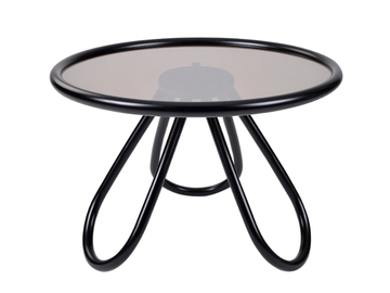 ARCH COFFEE TABLE - Round wood and glass coffee table by Wiener GTV Design - view 2